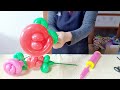 엄마의풍선아트 스틱장미 balloon stick rose