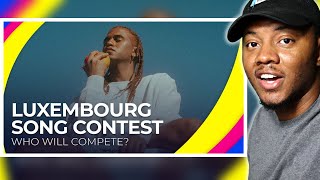 AMERICAN REACTS To Luxembourg Song Contest 2024 | Who will compete?