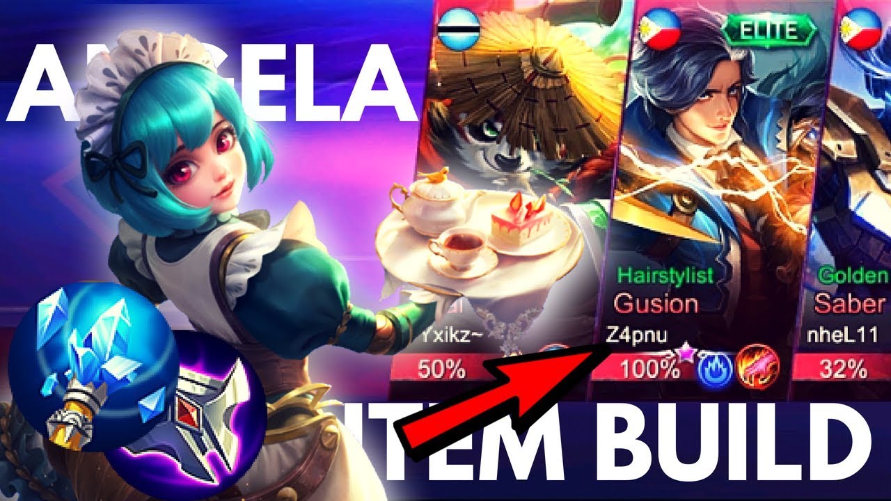 ANGELA ITEM BUILD IN HIGH LEVEL GAMEPLAY | Mobile Legends - YouTube