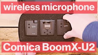 Comica BoomX U2 - high quality wireless microphone - review