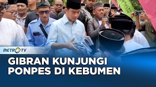 Kunjungi Ponpes, Gibran Janjikan Sejahterakan Santri