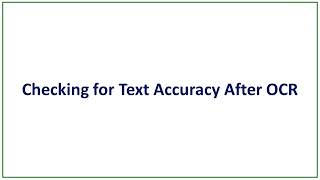 How to Use the Scan and Optical Character Recognition (OCR) Tool in Adobe PDF Documents