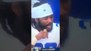 Fans confused about what Cowboys RB Dalvin Cook was caught drinking Wrong answers only #nfl #shorts