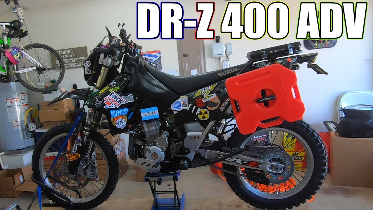 DRZ400SM To Adventure Bike Build #2 - YouTube