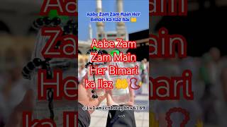 Aabe Zam Zam Main Her Bimari ka Ilaz #facts #islamicvideo #allah #sabr #ytshorts #viral #motivation