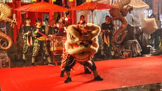 令和7年   神戸 南京町春節祭2025   4日目【神戸華僑総会舞獅隊】中国獅子舞　神戸市中央区