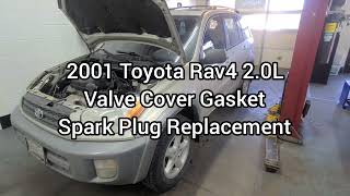 Valve Cover Gasket and Spark Plugs on a 2001 Toyota Rav4