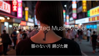 膝のない月 錆びた鍵 [full AI generated Music Video / MV ]