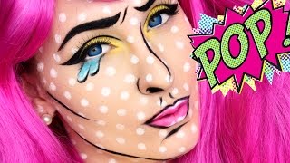 HALLOWEEN TUTORIAL | CARTON POP ART GIRL