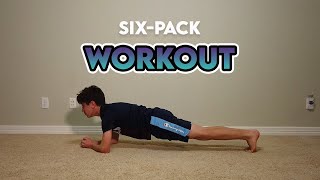 Six-Pack ABS in 10 Min Workout At Home - No Equipment | FullTimeNinja