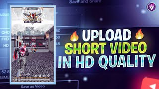 Upload Short Video Without Loosing Quality 🔥- Vijay Gfx