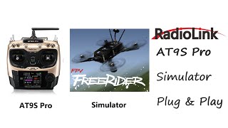 Radiolink AT9S Pro RC Simulator Plug \u0026 Play Drone/Fixed Wing/Helicopter