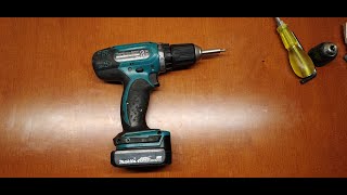 Makita bdf 343  griebtuvo keitimas