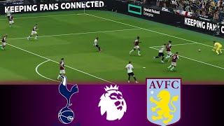 Tottenham Hotspur v Aston Villa Premier League Live Game eFootball 2022