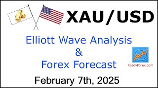 XAUUSD Elliott Wave Analysis | Gold Analysis | February 7, 2025 | XAUUSD Analysis Today