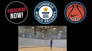 Most Free Throws Made in a Row Guinness World Record 743 All on Video Part 5/6, 495-618 Made #fyp