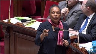 Quand Taubira réprimande une collaboratrice en plein hémicycle - 05/06