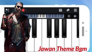 Jawan Title Track Bgm Ringtone | Jawan Theme Bgm | Easy Piano Notes | Srk | Anirudh