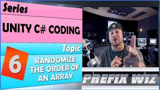 Unity C# Coding: Randomize the Order of An Array