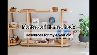 MONTESSORI HOMESCHOOL | Learning Resources for my 4 year old