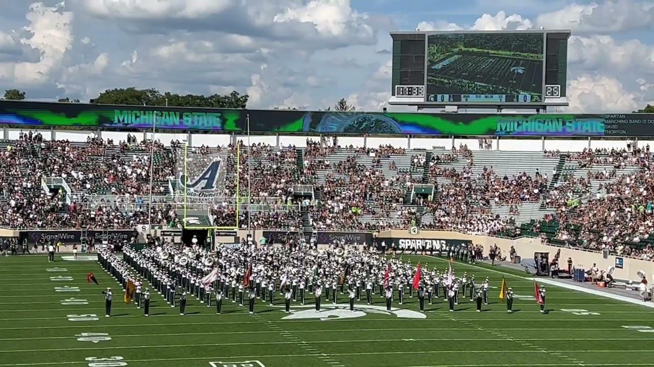 MSU Band March To The Stadium - 2022 Sept 10 Football - Win Big Sports