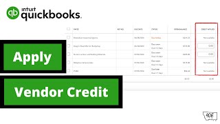 How to Apply a Credit from a Vendor in QuickBooks Online