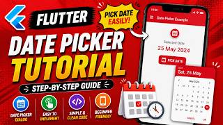 🌶️ FLUTTER ANDROID - 🌶️ DATE PICKER DIALOG | 🌶️ TUTORIAL