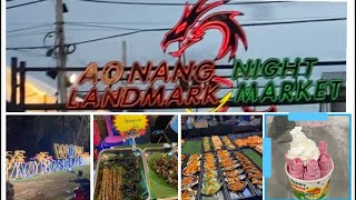 Aonang Night Landmark Market krabi island Thailand