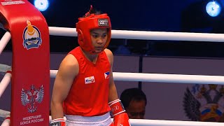 Preliminaries (W57kg) PETECIO Nesthy (PHI) vs PETROVA Stanimira (BUL) /AIBA WWCHs Ulan Ude 2019