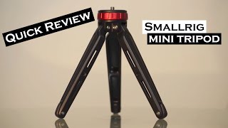 Smallrig Aluminum Mini Tripod - Review