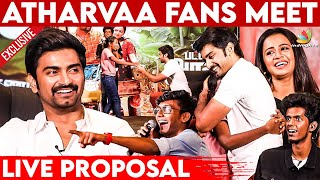 உங்க கண்ணு 😍 Paaaaaa | அதர்வாக்கு Propose செய்த Girl Fan | Atharvaa Fans Meet, Pattathu Arasan