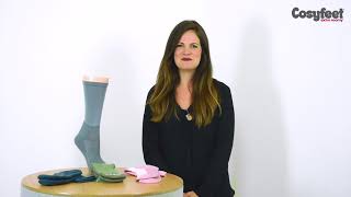 Cape Mohair Socks | Cosyfeet | Extra Roomy Footwear