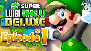 New Super Luigi U Deluxe Gameplay Walkthrough - Episode 1 - Luigi's Adventure! Acorn Plains 100%