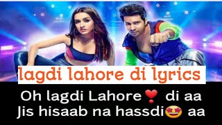 Lagdi Lahore di song from street dancer 3d, lyrics+bass boosted