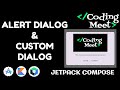 How to Create Alert Dialog & Custom Dialog in Jetpack Compose | Android Studio Tutorial