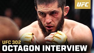 Islam Makhachev Octagon Interview | UFC 302