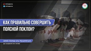 Как правильно совершать поясной поклон? | Два варианта: идеальный и минимальный