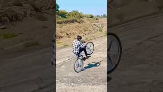 Cycle stunt fatbike reaction video 📸 #fatbike #reactionvideo #wheelie #trendingshorts #viralshorts