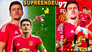 NINGUÉM SABIA QUE A CARTA DO HARRY MAGUIRE ERA ASSIM 🔥 COMO UPAR O MAGUIRE NO EFOOTBALL 2025 🤯