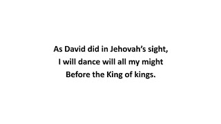 As David Did (lyrics) - Marty J Nystrom (1984)