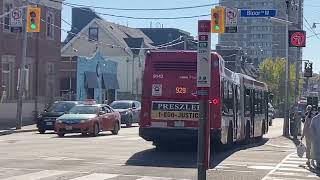 TTC Dufferin 29/929 Station Bus Action 10/24/2022