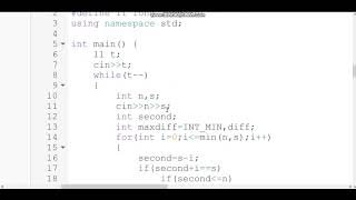 CodeChef Starters || The Two Dishes || MAX_DIFF