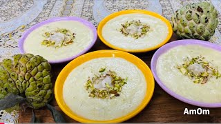 “Custard Apple Firni Recipe | Creamy \u0026 Delicious Dessert in Minutes!” #custardapplefirni