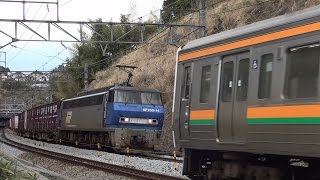 JR貨物 貨物列車 8052レ EF200-14 三島～函南間