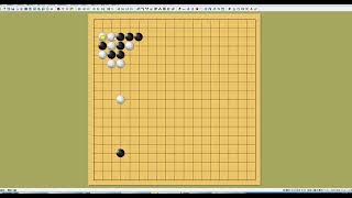 围棋：星尖顶小飞，下靠点三三有力。