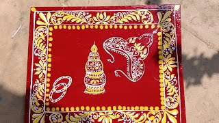 Biyer piri design / wedding special piri design / bengali wedding piri design step by step