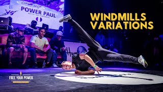 Windmill Variations 💥 Powermoves Breakdance