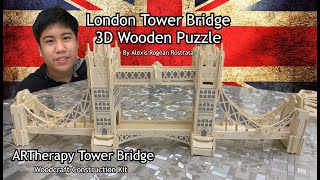 Building the London Tower Bridge 3D Wooden Puzzle
