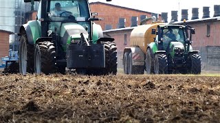 ☆Prace pożniwne 2020☆ 2x Deutz W AKCJI Gnojowica i Gruberowanie ㋡AGRO janeQ ㋡