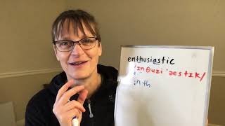 How to Pronounce Enthusiastic and Enthusiasm (Sound like a Native Speaker with SpeechModification)